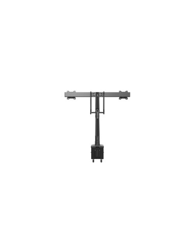 StarTech.com Soporte de Montaje para 2 Monitores con 2 Puertos usb 3.0  con instalacion por grommet o mordaza para mesa Negro