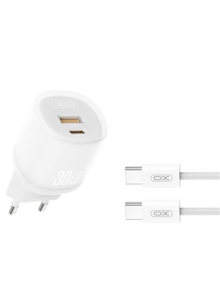 CARGADOR CARGA RÁPIDA 30W CABLE C-C