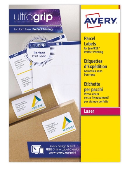 Avery L7168-15 Etiqueta para impresora autoadhesiva blanco