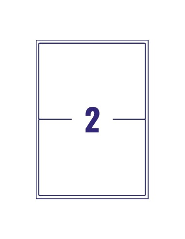 Avery L7168-15 Etiqueta para impresora autoadhesiva blanco