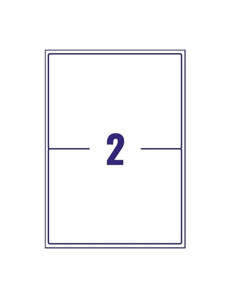 Avery L7168-15 Etiqueta para impresora autoadhesiva blanco