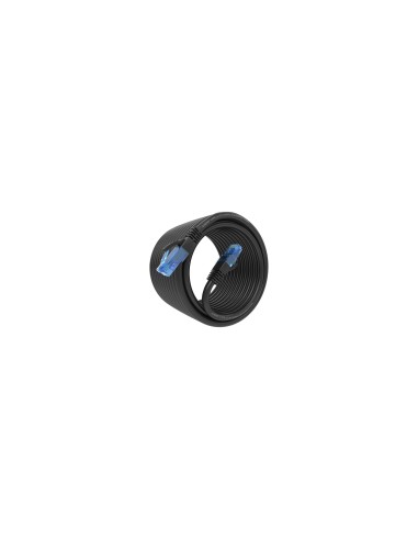 AISENS Cable De Red Latiguillo RJ45 Cat.6 UTP AWG26 CCA, Negro, 10 m