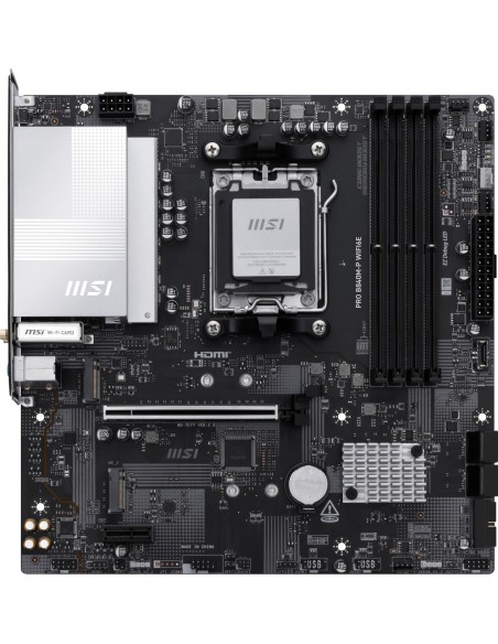 MSI PRO B840M-P WIFI6E placa base AMD B840 Zócalo AM5 micro ATX