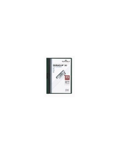 Durable DURACLIP 30 A4 PVC Negro, Verde, Transparente
