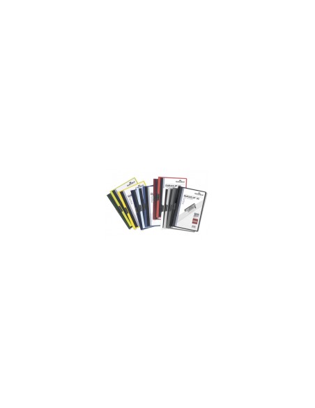 Durable DURACLIP 30 A4 PVC Negro, Verde, Transparente
