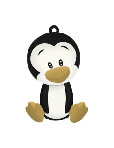 Celly PBPENGUIN batería externa Polímero de litio 2600 mAh Negro, Blanco, Amarillo