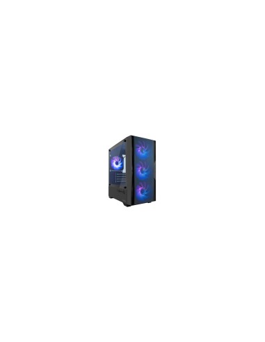 CoolBox GAMING CAJA MATX GM220 FUSION NEGRA MESH USB-C 3.2 GEN1 SIN FTE+ 4 VENT. ARGB