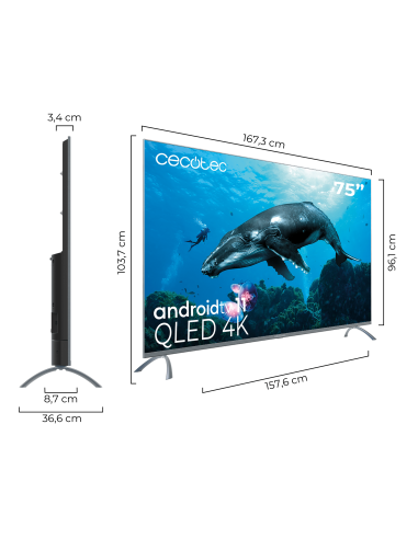 TV QLED V3+ series VQU30075+