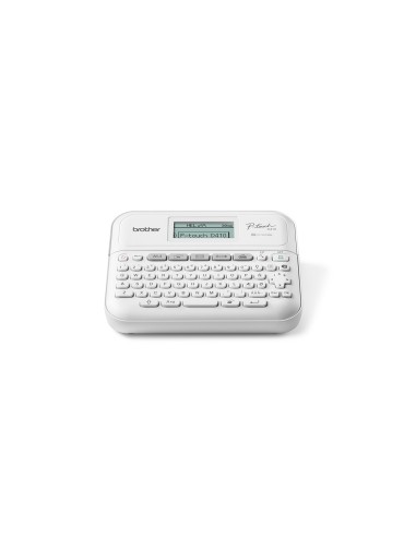 Brother PT-D410 impresora de etiquetas Transferencia térmica 180 x 180 DPI 20 mm/s Alámbrico TZe QWERTY
