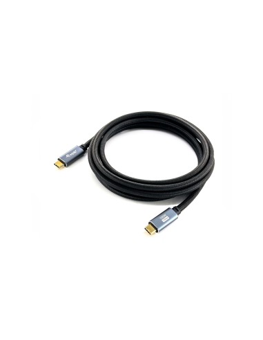 Equip 128357 Cable USB 3.2 Gen 2 C a C, M/M, 2,0m, PD100W , 4K/60Hz, 10Gbps, Negro