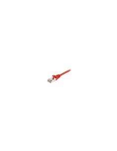 LATIGUILLO APANTALLADO EQUIP S/FTP CATEGORIA 6A 10G PIMF LOSH 1M ROJO 606503