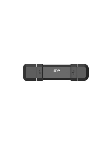 Silicon Power DS72 unidad flash USB 500 GB USB Type-A / USB Type-C 3.2 Gen 2 (3.1 Gen 2) Negro