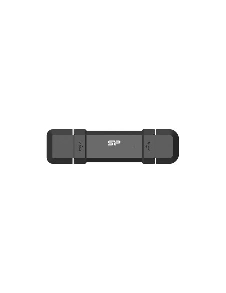 Silicon Power DS72 unidad flash USB 500 GB USB Type-A / USB Type-C 3.2 Gen 2 (3.1 Gen 2) Negro