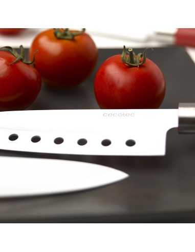 Set 4 cuchillos santoku con recubrimiento ceramico