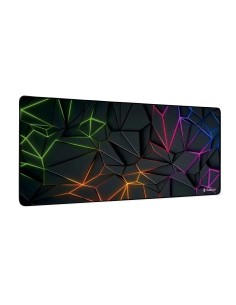 SUBBLIM Neon Obsidian XL Alfombrilla de ratón para juegos Negro, Multicolor