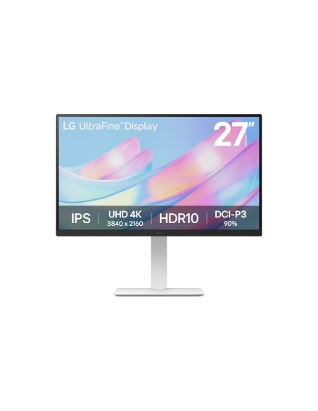 LG 27US550-W pantalla para PC 68,6 cm (27") 3840 x 2160 Pixeles 4K Ultra HD LCD Negro, Blanco