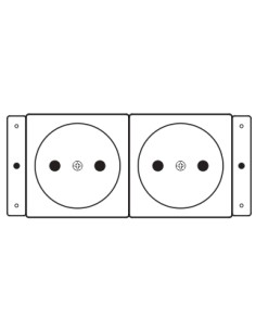 Kramer Electronics TS-2DE toma de corriente