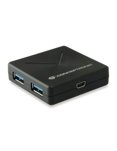 Conceptronic HUBBIES02B hub de interfaz USB 3.2 Gen 1 (3.1 Gen 1) Mini-B 5000 Mbit/s Negro