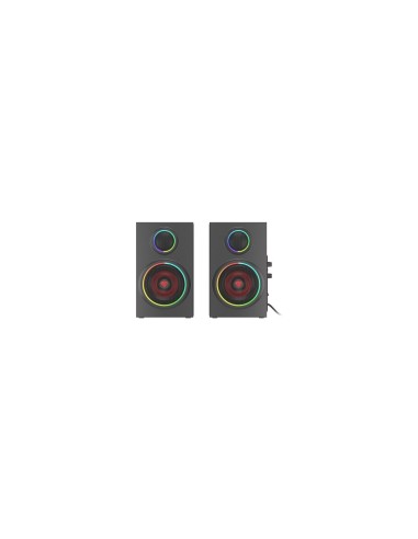 GENESIS HELIUM 300BT ARGB Negro Inalámbrico y alámbrico 24 W