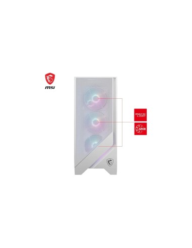 MSI MAG FORGE 320R AIRFLOW Micro Torre Blanco