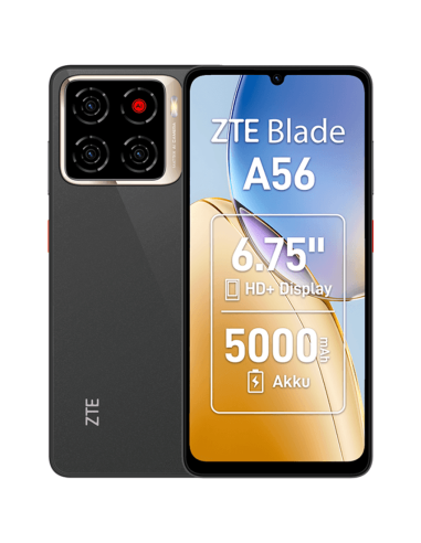 ZTE BLADE A56 4GB + 8GB RAM 64GB ROM NEGRO