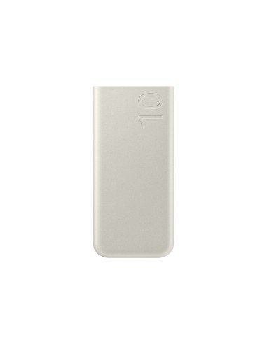 SAMSUNG POWER BANK 10.000MAH 25W MAX DUALPORT 2XUSB-C  BEIGE EB-P3400XUEGEU