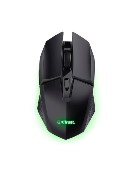 RATON TRUST GAMING GXT 110 FELOX WIRELESS RGB 4800DPI 6 BOTONES NEGRO