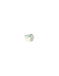 TAPER CUADRADO MILAN CAPACIDAD 0.33L APTO PARA MICROONDAS CONGELADOR ESQUINAS REDONDEADAS EXTERIOR MATE TAPA VERDE 085111GR