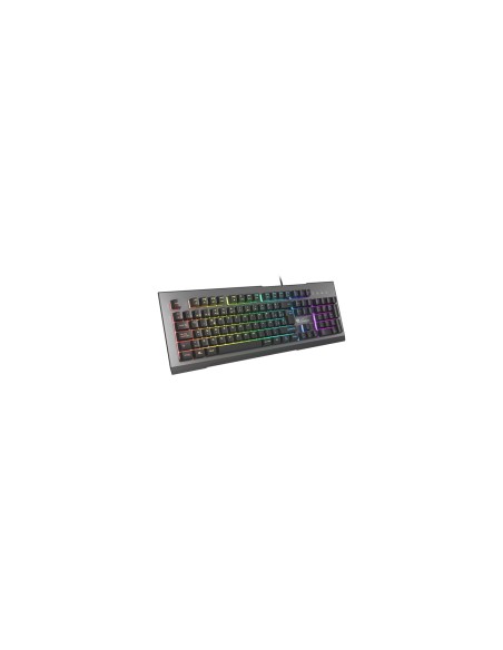 GENESIS Rhod 500 RGB teclado Juego USB QWERTY Español Negro, Gris