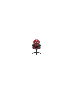 Conceptronic Silla para videojuegos de PC Asiento acolchado Negro, Rojo 2