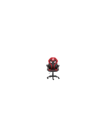 Conceptronic Silla para videojuegos de PC Asiento acolchado Negro, Rojo