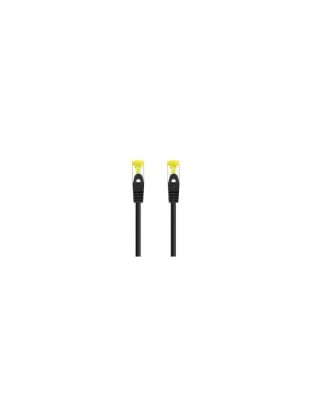 Nanocable Cable Red Latiguillo RJ45 LSZH CAT.6A SFTP AWG26, Negro, 25 cm