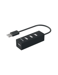 EQUIP HUB de interfaz USB 2.0 480 Mbit/s Negro