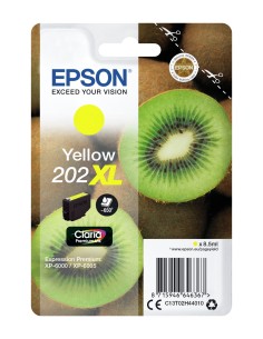 Cartucho Epson Kiwi Singlepack Yellow 202XL Claria Premium Ink C13T02H44010 2