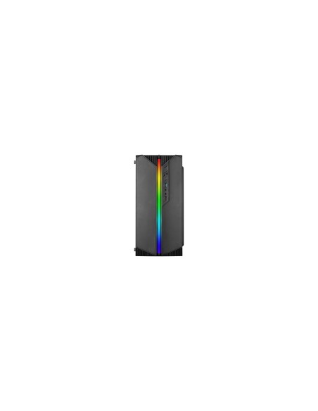 Mars Gaming MC-S1 Negro Caja PC Compacta Gaming Micro-ATX Iluminación ARGB 12 Modos Ventilador FRGB Ventana Lateral Completa