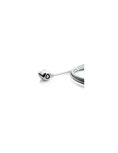 Cable de seguridad antirrobo natec genesis lobster key 2 llaves 1.8m metalico NZL-0225