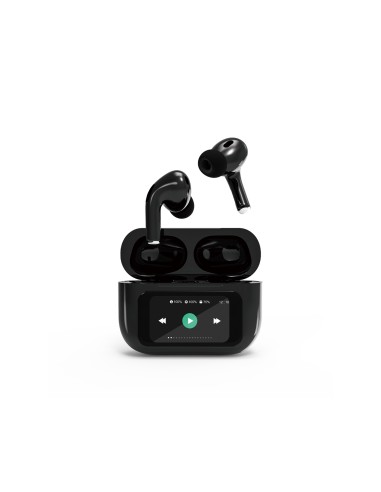 Gembird GMB Audio TWS-LCD-ANC-01-BK auricular y casco Auriculares Inalámbrico Dentro de oído Llamadas/Música USB Tipo C Bluetoot