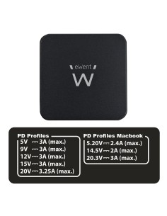 CARGADOR NOTEBOOK ULTRA COMPACTO USB TIPO-C 65W 2