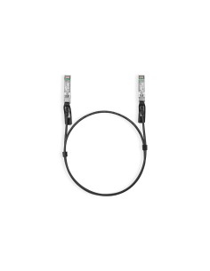 TP-Link TL-SM5220-1M cable de fibra optica SFP+ DAC Negro