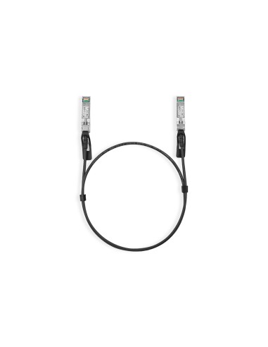 TP-Link TL-SM5220-1M cable de fibra optica SFP+ DAC Negro