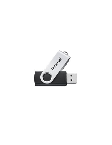 Intenso Memoria USB Office Line, 128 GB, USB-A, 3.2 Gen 1x1, negro-plata