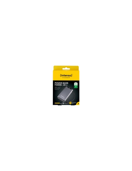 Intenso 7332054 batería externa Polímero de litio 20000 mAh Gris