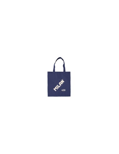 Milan Serie 1918 Tote Bag Bolsa de Tela - Tama?o  50x38x41cm - Asa Larga 27cm - Tejido 'ripstop' - Color Azul Oscuro