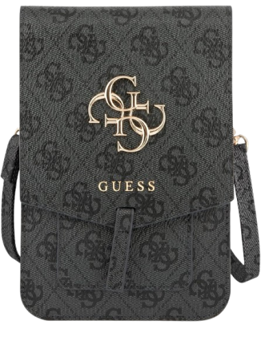 GUESS BANDOLERA LOGO GRIS