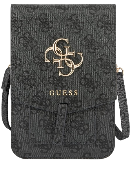 GUESS BANDOLERA LOGO GRIS