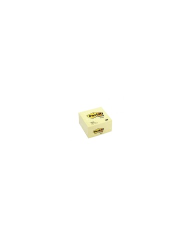 NOTAS ADHESIVAS POST-IT CUBO 3M COLOR AMARILLO 450 HOJAS 636-B