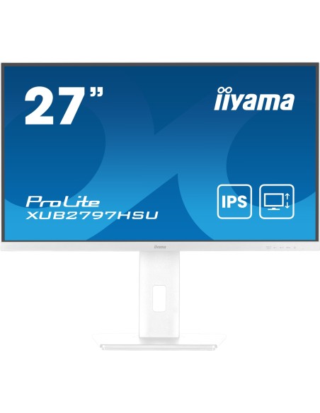iiyama ProLite XUB2797HSU-W2 pantalla para PC 68,6 cm (27") 1920 x 1080 Pixeles Full HD LED Blanco