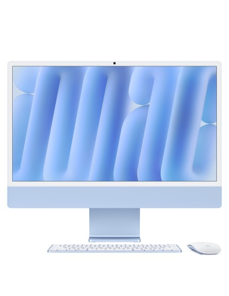 Apple iMac Apple M M4 59,7 cm (23.5") 4480 x 2520 Pixeles PC todo en uno 24 GB 512 GB SSD macOS Sequoia Wi-Fi 6E (802.11ax) Azul