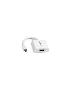 StarTech.com Adaptador Conversor de VÍ­deo Mini DisplayPort DP a HDMI - 1920x1200 - Pasivo - 0.12m Blanco