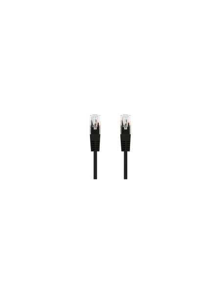 Nanocable Cable Red Latiguillo RJ45 CAT.6 UTP AWG24, Negro, 30 cm